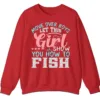 Feminist Fishing Hoodie - Girl Power Angler Apparel Gift