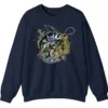 Largemouth Bass Fishing Sweatshirt - Camo Splash Art Crewneck