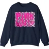 Pink Out Football Breast Cancer Fighter Support Crewneck
