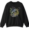 Largemouth Bass Fishing Sweatshirt - Camo Splash Art Crewneck