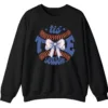 Baseball Christmas Crewneck Sweatshirt - 'Tis The Season Bow Graphic