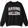 Raising Ballers Sweatshirt, Baseball Mom Crewneck, Softball Game Day Pullover, Sports Parent Gift