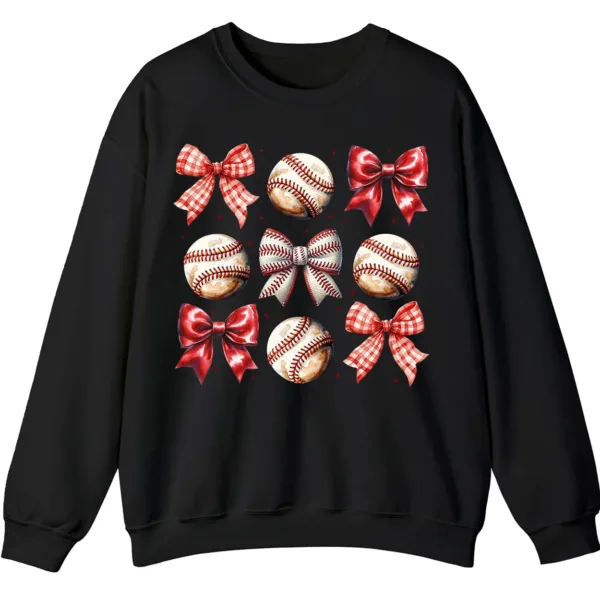 Sporty Girl Aesthetic Baseball Theme Crewneck Gift Idea