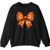 Basketball Big Bow Crewneck Sweatshirt