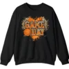 Basketball Game Day Graphic Crewneck Sweatshirt
