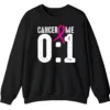 Cancer 0 Me 1 Pink Ribbon Survivor Crewneck Sweatshirt
