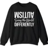 5.7 Seeing The World Differently Neurodiversity Sweatshirt, Minimalist Autism Acceptance Pullover