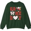 Baseball/Softball Mom Game Day Crewneck Sweatshirt - Cute Bow and Heart Graphic