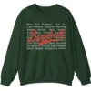 Baseball Terms Sweatshirt - Typographic Word List Crewneck Gift