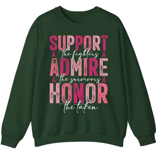 5.8 Breast Cancer Awareness Pink Ribbon Sweatshirt, Support Admire Honor Fighter Survivor Shirt