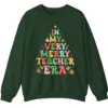 In My Merry Teacher Era Christmas Sweatshirt