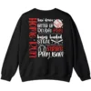 Baseball Home Run Sayings Sweatshirt, Softball Game Day Player Shirt, Bases Loaded Strike Crewneck