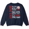 Baseball Home Run Sayings Sweatshirt, Softball Game Day Player Shirt, Bases Loaded Strike Crewneck