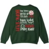Baseball Home Run Sayings Sweatshirt, Softball Game Day Player Shirt, Bases Loaded Strike Crewneck