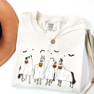 Cute Ghost Horse Halloween T-Shirt