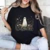Ghost in Wildflowers Shirt: Spooky Fall Floral T-Shirt Ghost in Wildflowers Shirt: Spooky Fall Floral T-Shirt