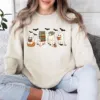 Reading Ghosts Halloween Sweatshirt