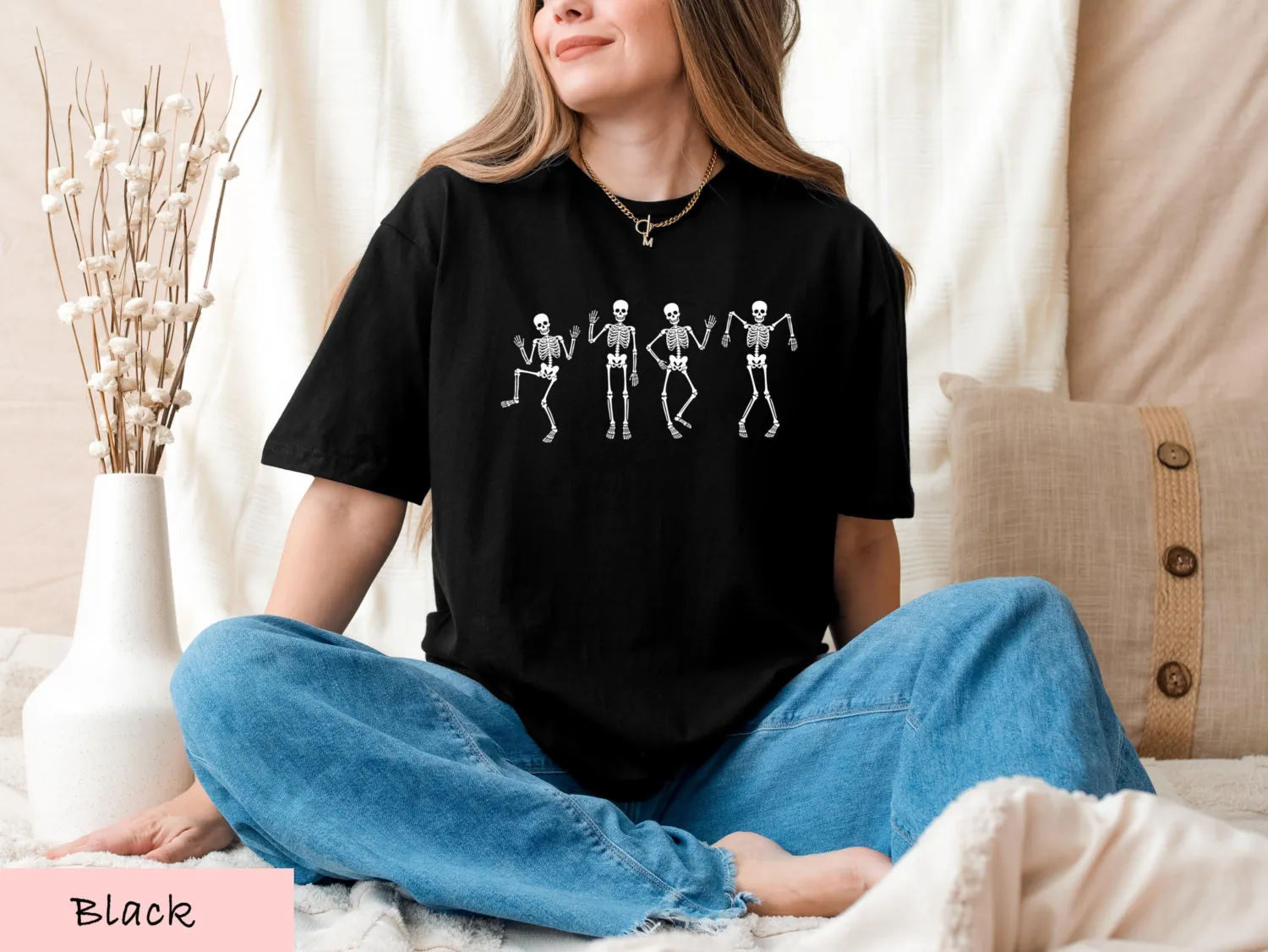 Dancing Skeleton Halloween T-shirt