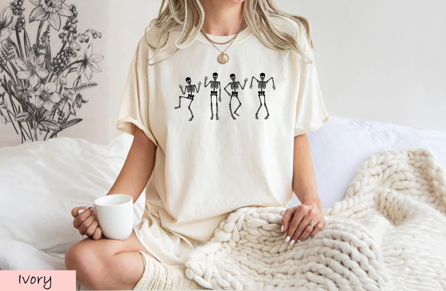Dancing Skeleton Halloween T-shirt