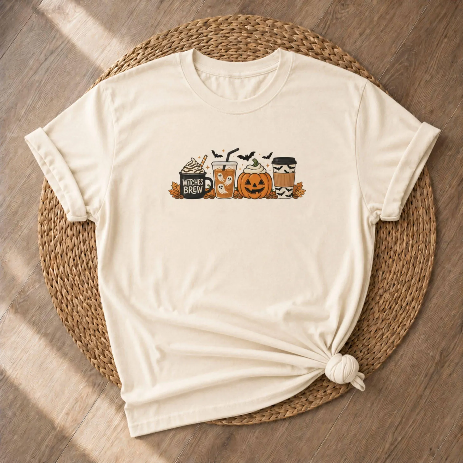 Halloween Pumpkin Latte Lineup T-Shirt