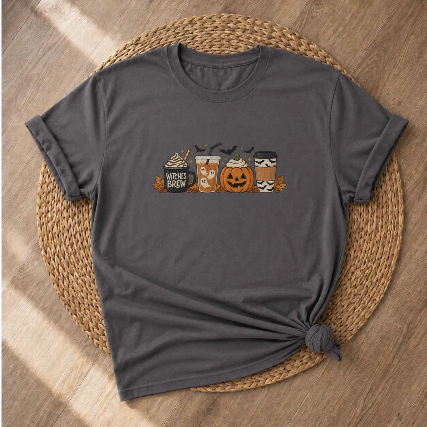 Halloween Pumpkin Latte Lineup T-Shirt