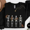 Halloween Dachshund Skeleton Sweatshirt