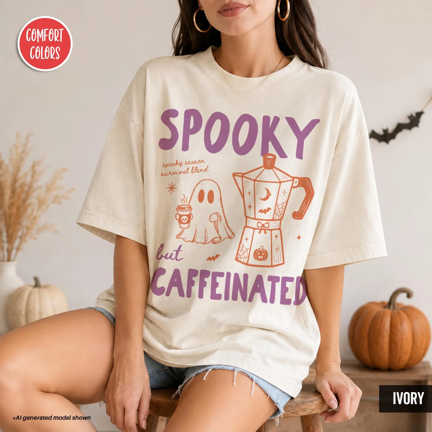 Spooky Season Halloween Coffee T-Shirt