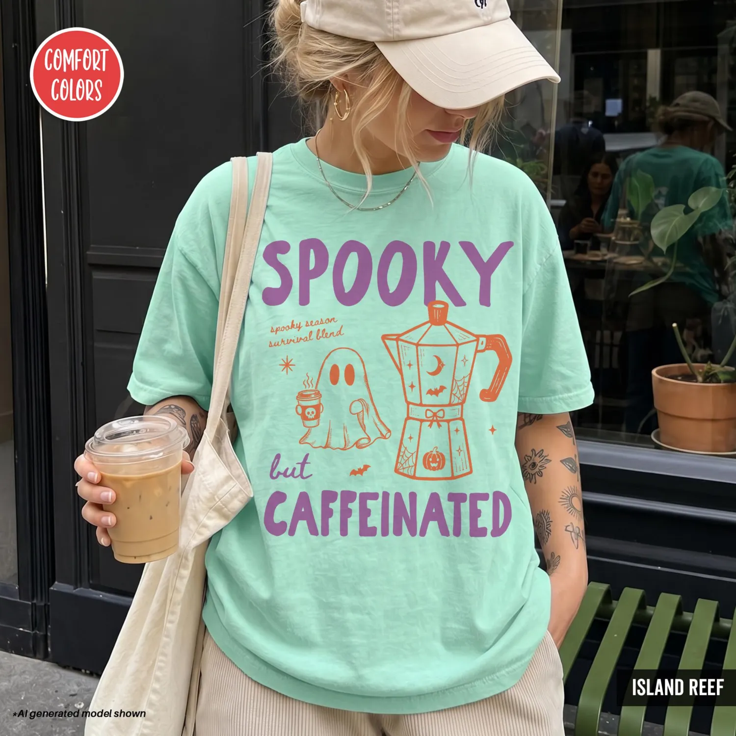 Spooky Season Halloween Coffee T-Shirt