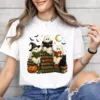 Ghost Reading Halloween T-Shirt