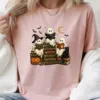 Ghost Reading Halloween T-Shirt