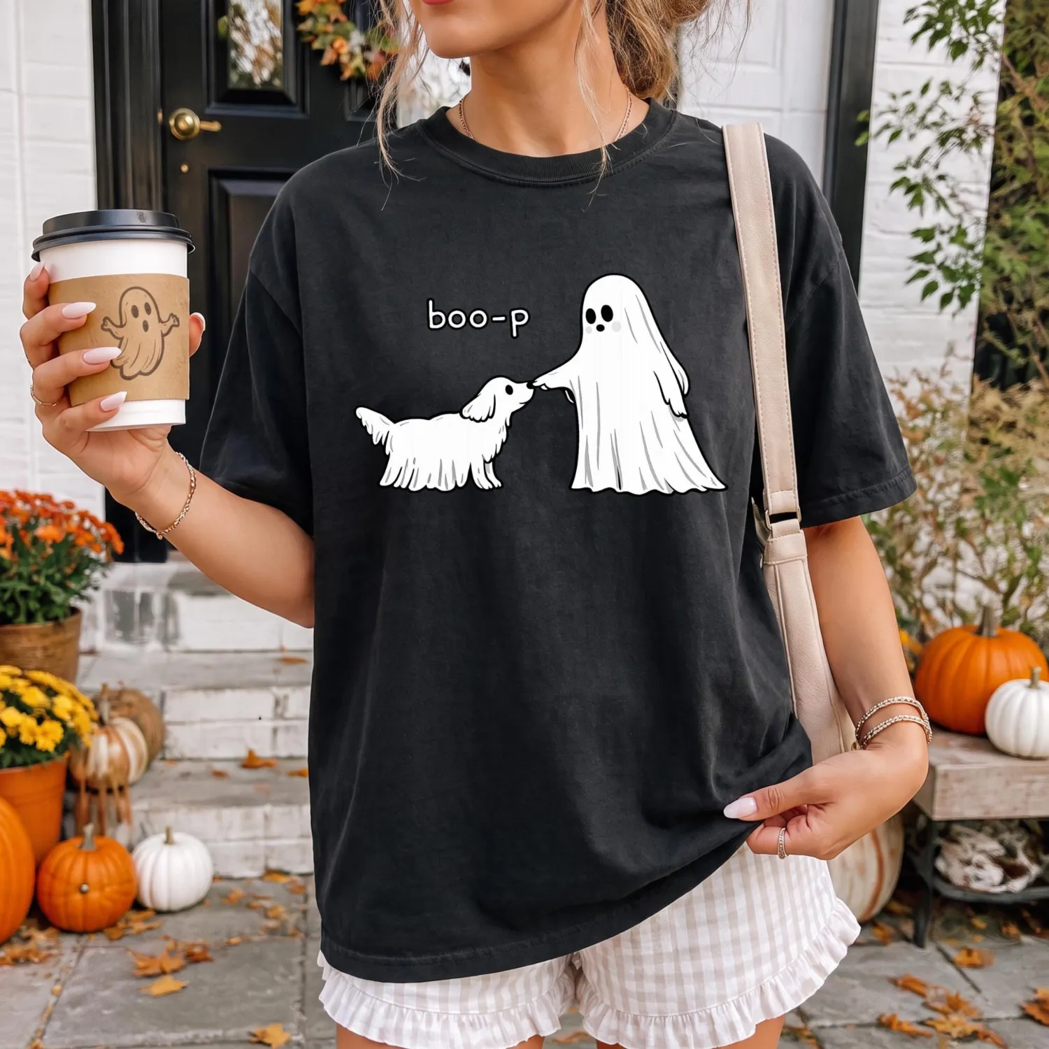 Cute Ghost Dog Halloween T-Shirt
