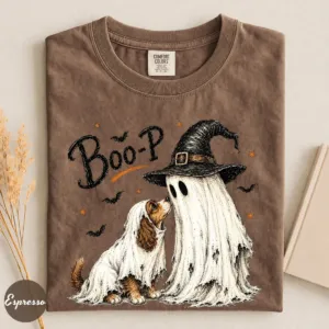 Boo-P Ghost Dog Halloween T-Shirt
