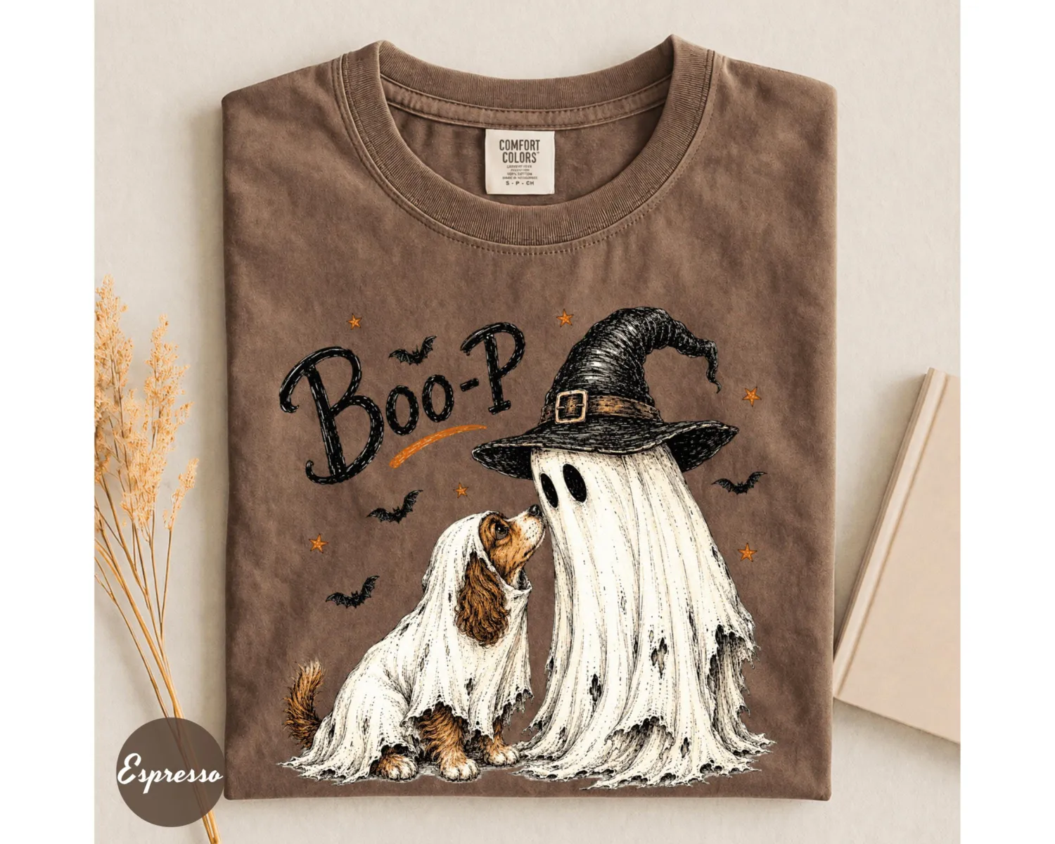 Boo-P Ghost Dog Halloween T-Shirt