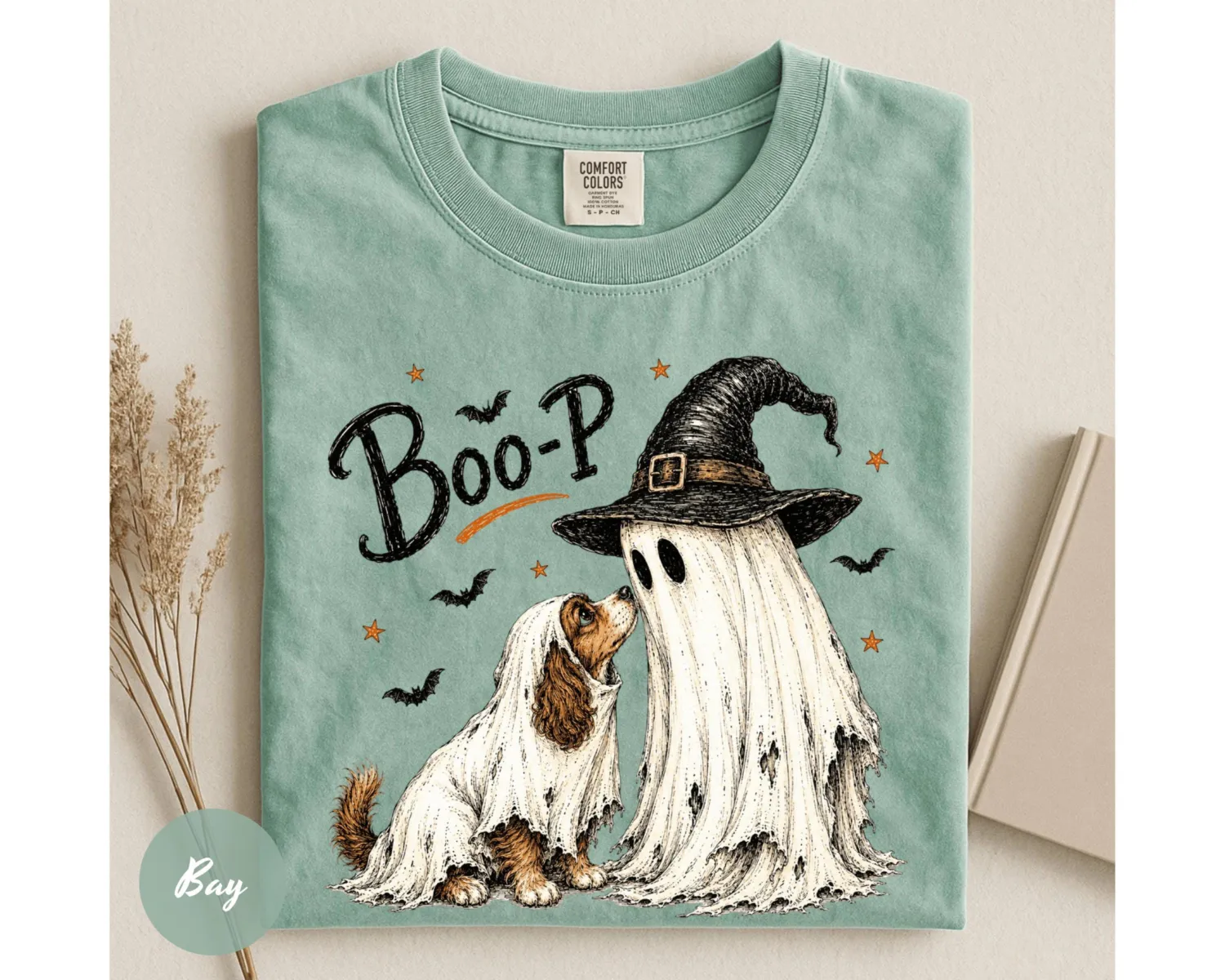 Boo-P Ghost Dog Halloween T-Shirt