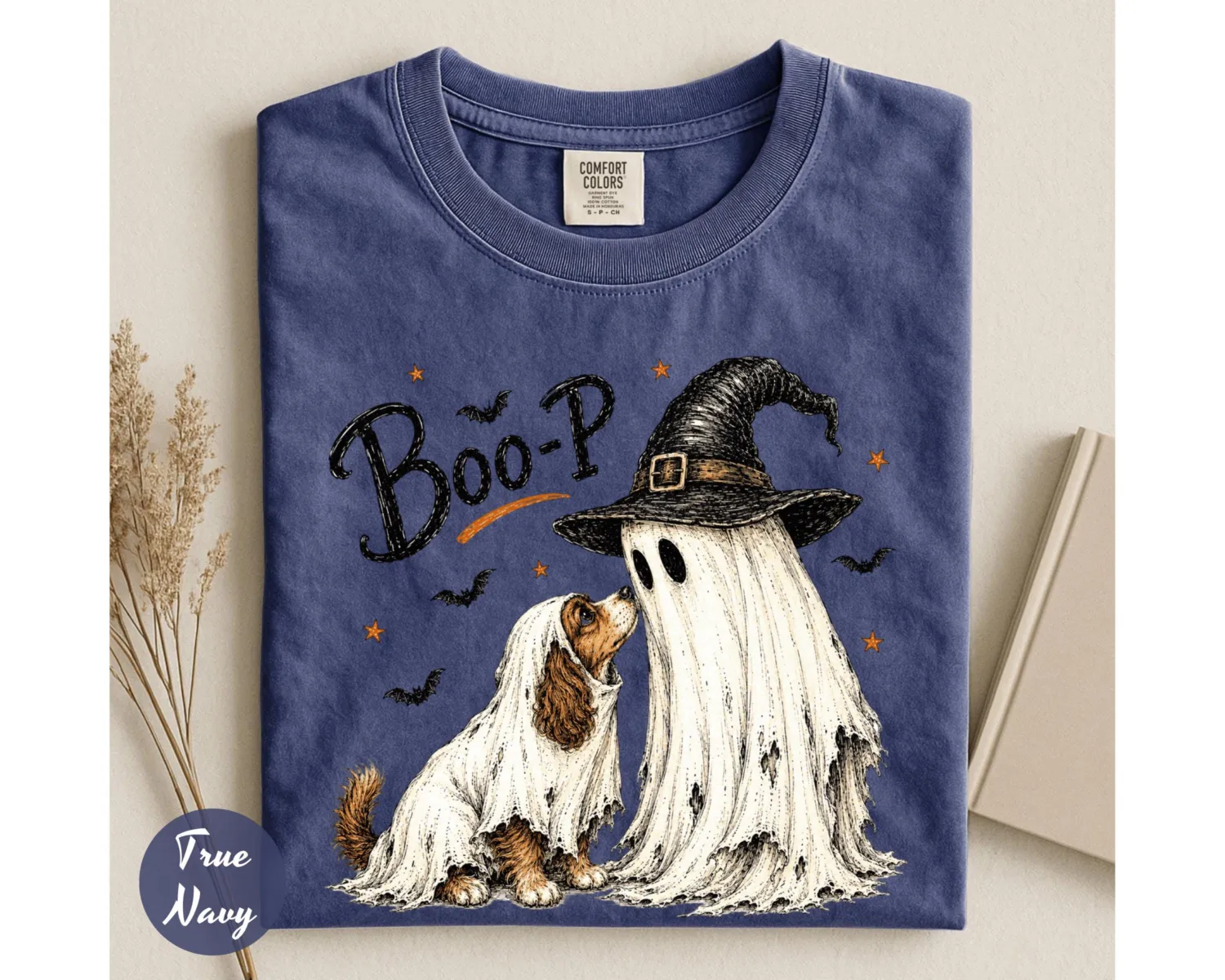Boo-P Ghost Dog Halloween T-Shirt