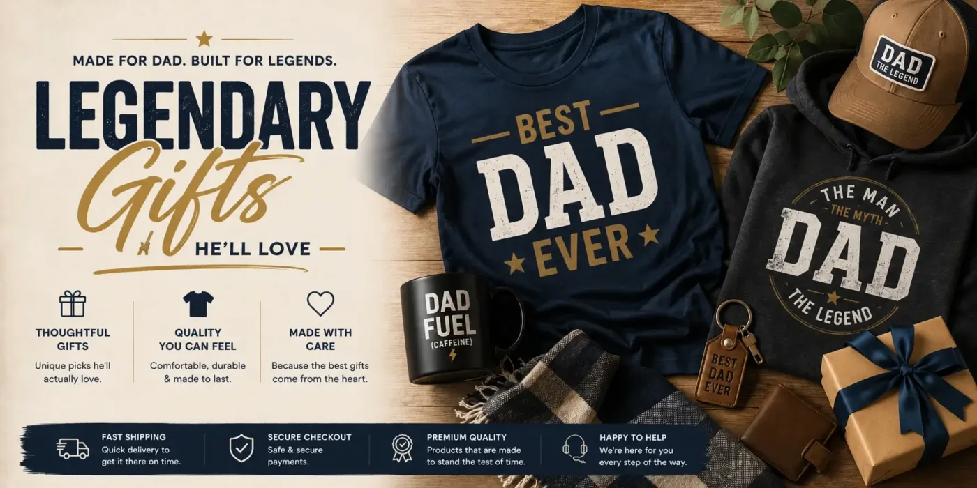 Dad 1 banner gifts dad