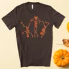 Funny Break Dancing Skeleton Halloween T-Shirt