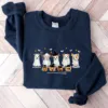 Retro Ghost Dog Halloween Sweatshirt Retro Ghost Dog Halloween Sweatshirt