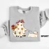 Cute Ghost Dog Halloween Sweatshirt Cute Ghost Dog Halloween Sweatshirt