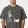 Funny Skeleton Dachshund Halloween T-Shirt