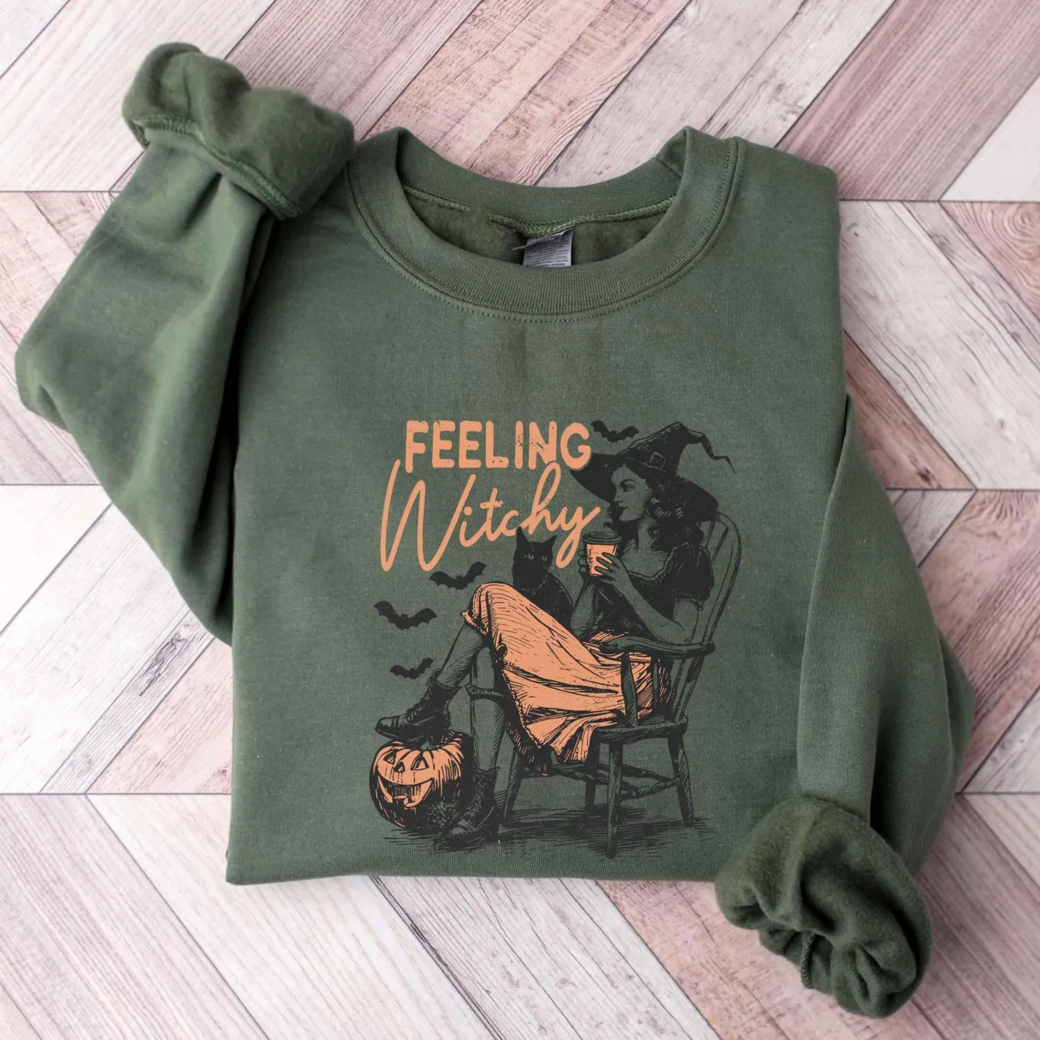 Feeling Witchy Halloween Sweatshirt