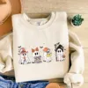 Halloween Ghosts Reading Books Sweatshirt