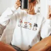 Halloween Ghosts Reading Books Sweatshirt