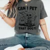 Retro Skeleton Dog Mama Halloween T-Shirt