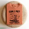 Retro Skeleton Dog Mama Halloween T-Shirt