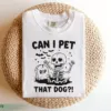 Retro Skeleton Dog Mama Halloween T-Shirt