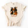 Retro Black Cat Halloween T-Shirt