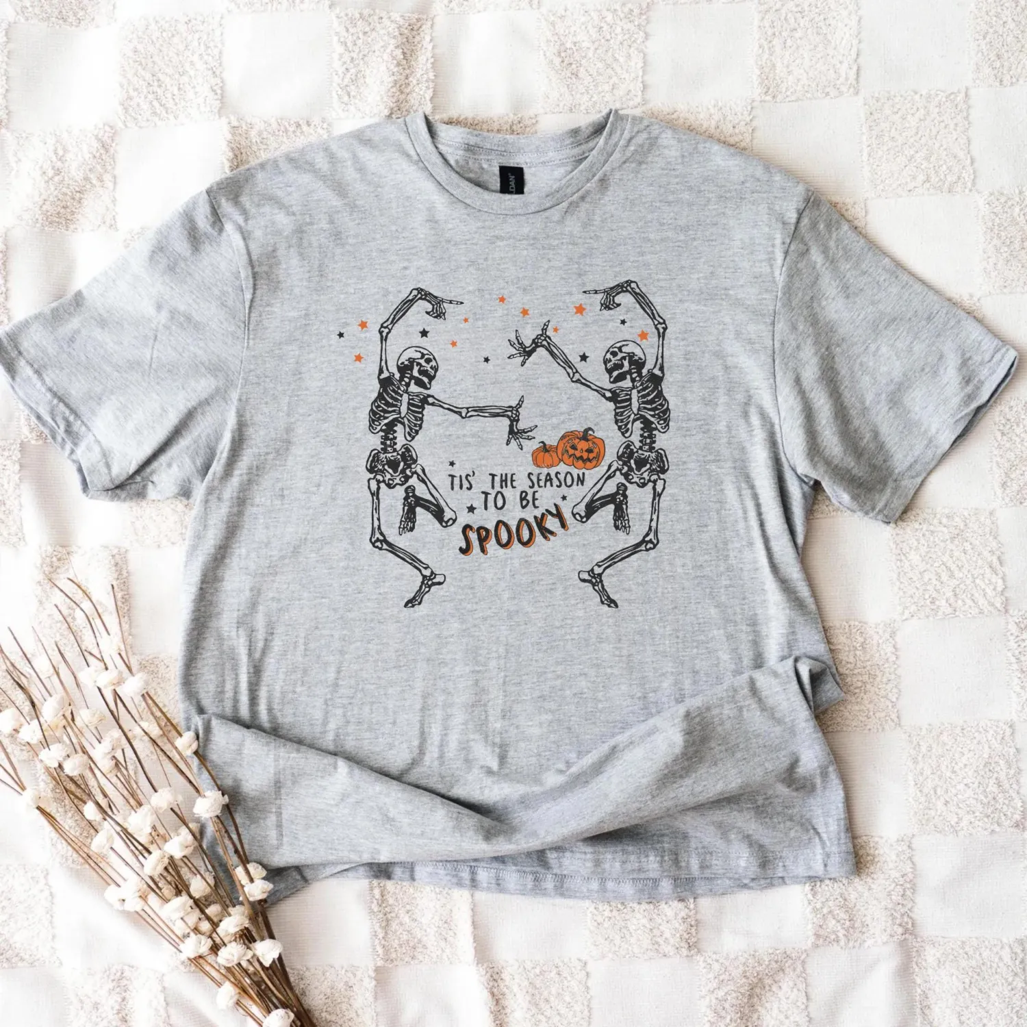 Tis the Season to Be Spooky Dancing Skeleton T-Shirt Tis the Season to Be Spooky Dancing Skeleton T-Shirt