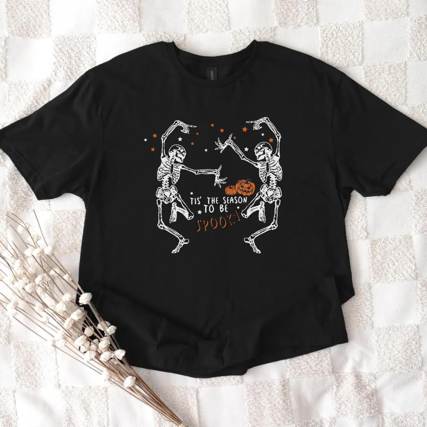Tis the Season to Be Spooky Dancing Skeleton T-Shirt Tis the Season to Be Spooky Dancing Skeleton T-Shirt
