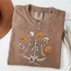 Dancing Skeleton Pumpkin Halloween T-Shirt